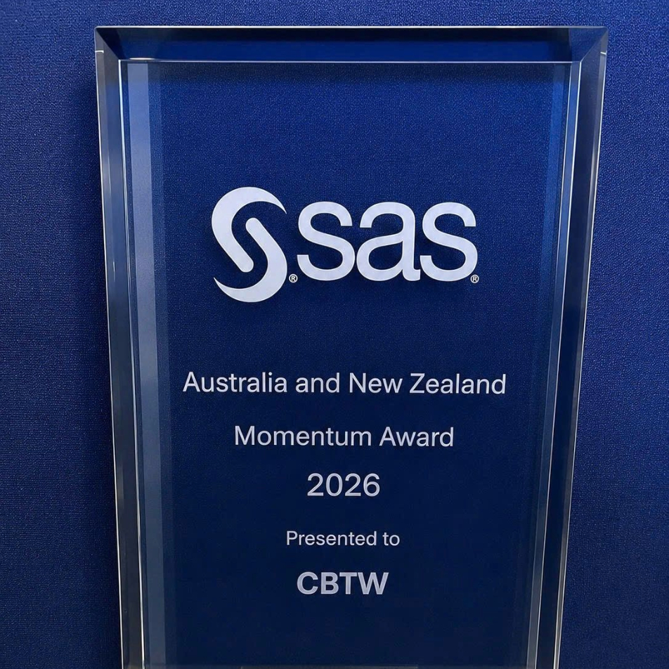 CBTW wins the SAS Australia & New Zealand Momentum Award 2026