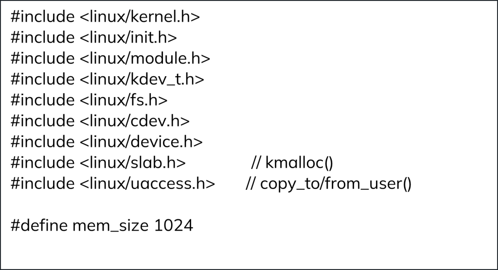 Header files and Macros Linux